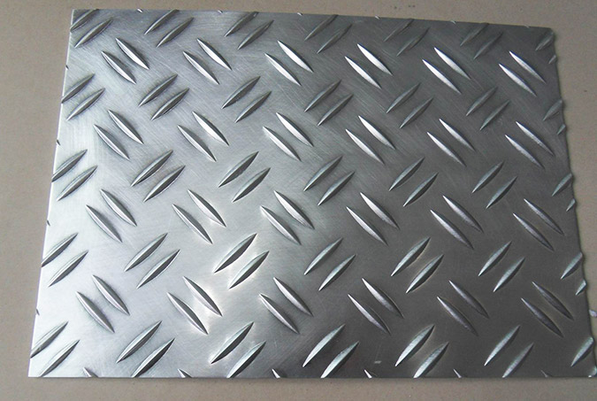 1050 Placa estriada de aluminio