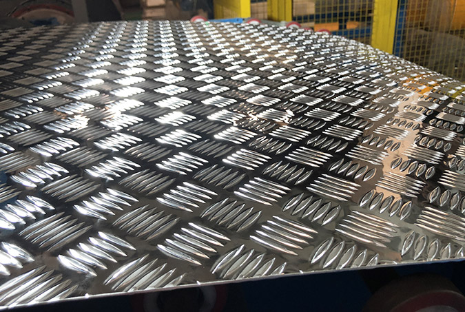 3003 Placa estriada de aluminio