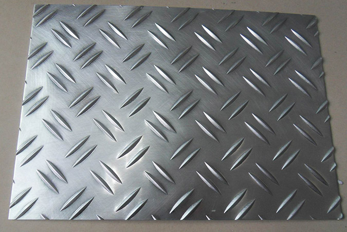 6061 Placa estriada de aluminio