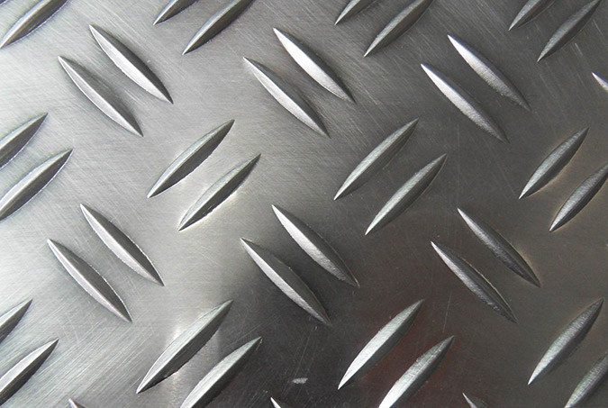 6061 Placa estriada de aluminio